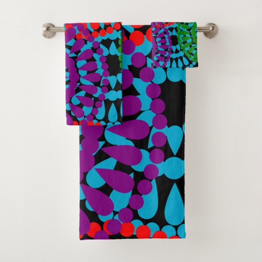 Grote cirkels bad handdoek (Insitu)