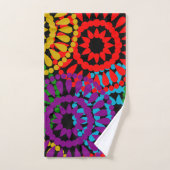 Grote cirkels bad handdoek (Handdoek)