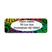 Grote cirkels etiket (Voorkant)