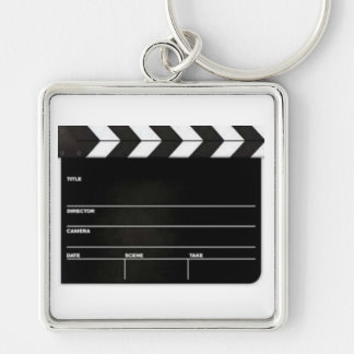 Grote ClapBoard Film Slate Sleutelhanger
