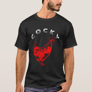 Grote Cocky Bantam Rode Haan Kip Kippen Kleding T-shirt