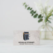 Grote concertsprekers visitekaartje (Staand voorkant)