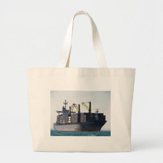 Grote container bij anker grote tote bag