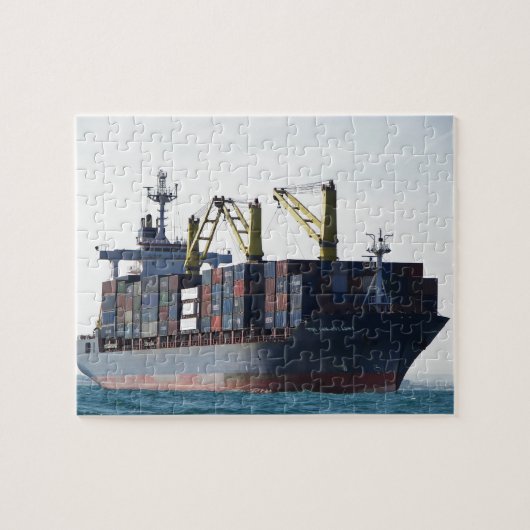 Grote container bij anker legpuzzel (Horizontaal)