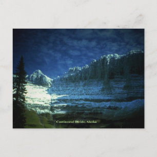 Grote Continentale Waterscheiding in Alaska Briefkaart