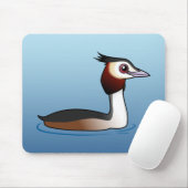 Grote Crested Grebe Muismat (Met muis)