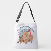 Grote Crossbody Canvas tas w/logo (Achterkant)