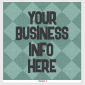 GROTE CUSTOM BUSINESS AUTO DECAL STICKERS (Vel)