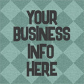 GROTE CUSTOM BUSINESS AUTO DECAL STICKERS (Voorkant)