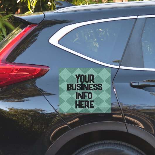 GROTE CUSTOM BUSINESS AUTO DECAL STICKERS (Auto Zijkant)