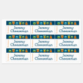 Grote Custom School Supply Labels voor kinderen (Vel)