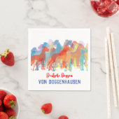 Grote daankleurig servet (Insitu)