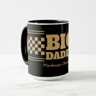 Grote Daddy Geruite Nepgoud en Zwart Mok