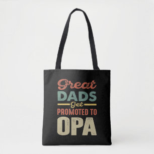 Grote Dads worden gepromoot naar een opa-cadeaubon Draagtas