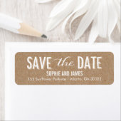 Grote dag Bewaar de datum Retouradres Labels (Insitu)