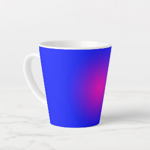 Grote dag voor de Blauwe en Magenta Latte Mok