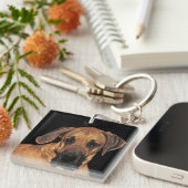 Grote Dane Gentle Giant Sleutelhanger (Voorkant Rechts)