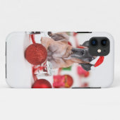 Grote Dane Hond met Kerstmis Ornamenten Cadeaus Case-Mate iPhone Case (Achterkant (horizontaal))