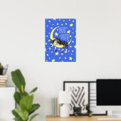 Grote Dane Mantle Twinkle Poster (Thuiskantoor)