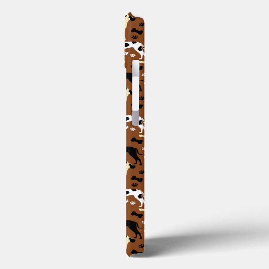 Grote Danes Dog Pattern Harlequin Case-Mate iPhone Case (Achterkant / Links)