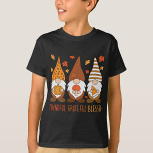 Grote dankbare gezegende Thanksgiving kabouters T-shirt