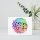 Grote de Droom van de Regenboog van de Waterverf Briefkaart (Staand voorkant)