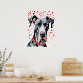 Grote Deen - Dog Art Print (Keuken)