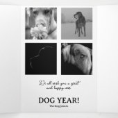 Grote Deen einde van het jaar kaarten (Binnenkant midden)