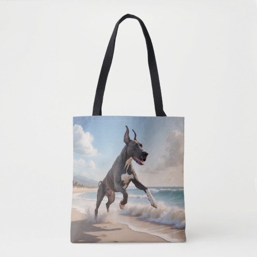 Grote Deen Elegante Schouder Canvas tas (Voorkant)