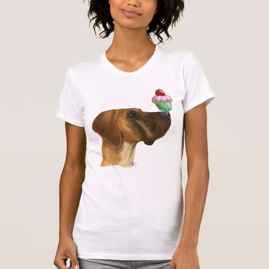 Grote Deen en Cupcake T-shirt (Voorkant)