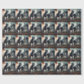 Grote Deen Halloween eng Cadeaupapier (Vlak)