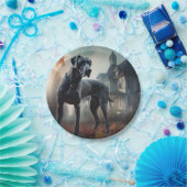 Grote Deen Halloween eng Papieren Bordje (Feest)