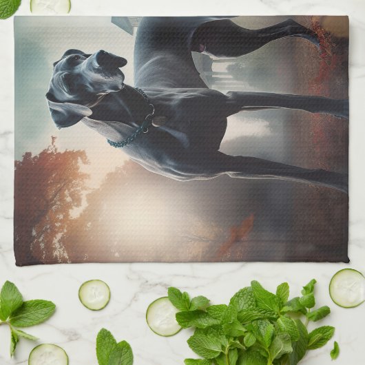 Grote Deen Halloween eng Theedoek (Gevouwen)