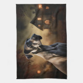 Grote Deen Halloween eng Theedoek (Verticaal)