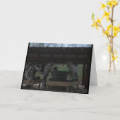 Grote Deen Halloween Kaart (Gele Bloem)