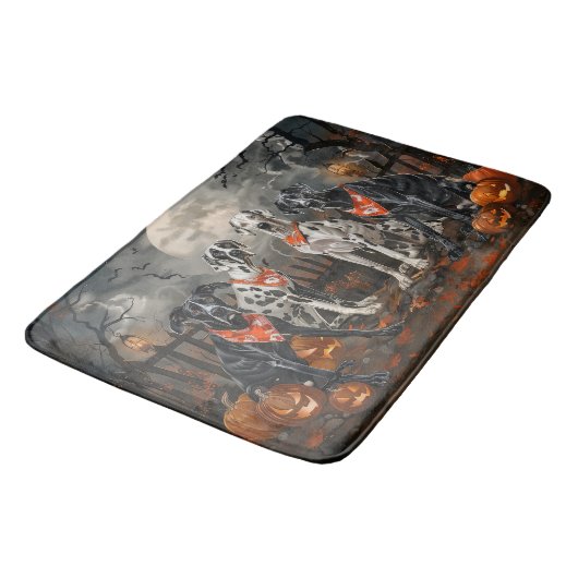 Grote Deen Halloween Spooky Badmat (Gekanteld)