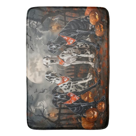 Grote Deen Halloween Spooky Badmat (Voorkant Verticaal)