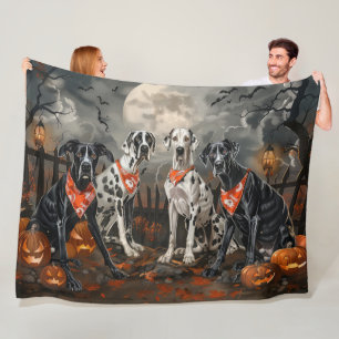Grote Deen Halloween Spooky Fleece Deken
