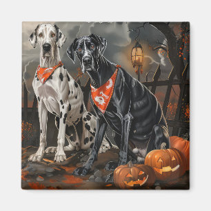 Grote Deen Halloween Spooky Magneet