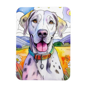 Grote Deen Hond Fotomagneet Magneet