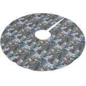 Grote Deen Hond Rijden Motorfiets Kerstmis Kerstboom Rok (Gekanteld)