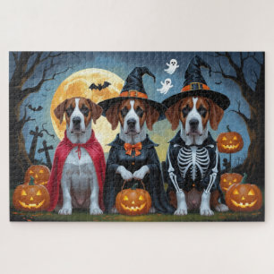 Grote Deen Honden Pompoen Halloween Grappig Legpuzzel
