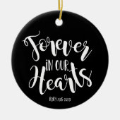 Grote Deen huisdier Memorial kerst aandenken Keramisch Ornament (Voorkant)