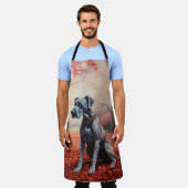 Grote Deen in Herfst laat Herfst inspireren Schort (Gedragen)