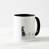 Grote deen, kat, cavia's, schildpadden en slib mok (Voorkant rechts)