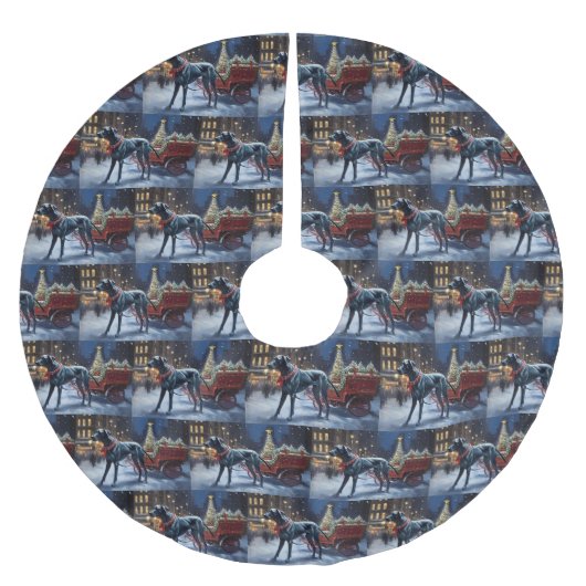 Grote Deen Kerstmis Feestelijk Seizoen Kerstboom Rok (Voorkant)