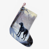 Grote Deen laat het sneeuwen Kerstmis Kleine Kerstsok (Voorkant (Hangend))