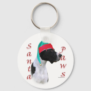 Grote Deen (mantel) Santa Paws Sleutelhanger