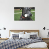 Grote Deen met been Canvas Afdruk (Insitu (Slaapkamer))