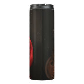 Grote Deen Met Sinterklaas Feestelijke Kerstmis Thermosbeker (Achterkant)